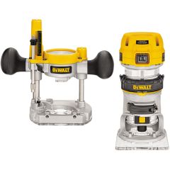DEWALT ΡΟΥΤΕΡ MΕΤΑΒΛΗΤΗΣ TΑΧΥΤΗΤΑΣ ΜΕ ΒΥΘΙΖΟΜΕΝΗ ΚΑΙ ΣΤΑΘΕΡΗ ΒΑΣΗ 900 WATT D26204K-QS