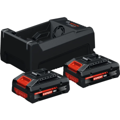 BOSCH ΣΕΤ ΜΠΑΤΑΡΙΕΣ ΚΑΙ ΦΟΡΤΙΣΤΗΣ 2x EXBA18V-40 (18V 4.0Ah) + GAL 12V/18V-80 1600A0373J