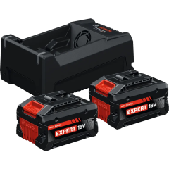 BOSCH ΣΕΤ ΜΠΑΤΑΡΙΕΣ ΚΑΙ ΦΟΡΤΙΣΤΗΣ 2x EXBA18V-55 (18V 5.5Ah) + GAL12V/18V-80 1600A0373P