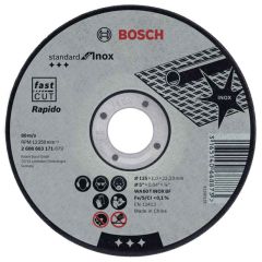 BOSCH ΔΙΣΚΟΣ ΚΟΠΗΣ ΙNOX 125X1.0MM 2608603171