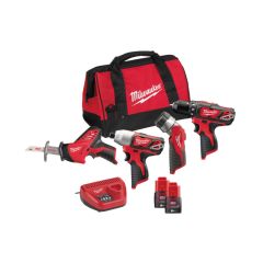 MILWAUKEE ΣΕΤ ΕΡΓΑΛΕΙΩΝ POWERPACK UTILITY M12™ BPP4A-202B 4933441240