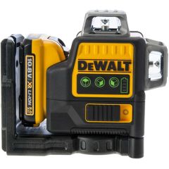 DEWALT ΑΥΤΟΡΥΘΜΙΖΟΜΕΝΟ ΛΕΙΖΕΡ 3X 360° ΣΤΑΥΡΟΥ-ΠΡΑΣΙΝΗΣ ΓΡΑΜΜΗΣ DCE089D1G-QW