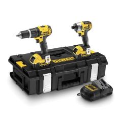 DEWALT ΣΕΤ ΔΡΑΠΑΝΟΚΑΤΣΑΒΙΔΟ & ΠΑΛΜΙΚΟ ΚΑΤΣΑΒΙΔΙ 18V ΜΕ 2 ΜΠΑΤΑΡΙΕΣ 4AH ΚΑΙ ΘΗΚΗ DCK285M2-QW