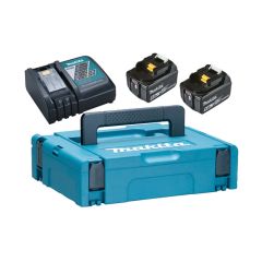 MAKITA ΣΕΤ 2 ΜΠΑΤΑΡΙΕΣ 18V / 5.0AH ΚΑΙ ΦΟΡΤΙΣΤΗΣ ΣΕ ΘΗΚΗ ΜΕΤΑΦΟΡΑΣ 197624-2