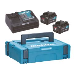 MAKITA ΣΕΤ 2 ΜΠΑΤΑΡΙΕΣ 12V/4.0Ah ΚΑΙ ΤΑΧΥΦΟΡΤΙΣΤΗΣ ΣΕ ΘΗΚΗ ΜΕΤΑΦΟΡΑΣ 197641-2