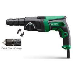 HIKOKI ΣΚΑΠΤΙΚΟ ΠΕΡΙΣΤΡΟΦΙΚΟ ΠΙΣΤΟΛΕΤΟ 830 WATT 2,9 JOULE ΜΕ ΔΙΠΛΟ ΤΣΟΚ 26MM  DH26PMCW1Z