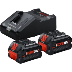 BOSCH 2 ΜΠΑΤΑΡΙΕΣ PROCORE18V+ 8.0AH ΚΑΙ ΦΟΡΤΙΣΤΗΣ GAL 18V-160 PROFESSIONAL 1600A02X03