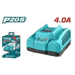 TOTAL ΕΠΑΓΓ. ΤΑΧΥΦΟΡΤΙΣΤΗΣ ΓΙΑ ΜΠΑΤΑΡΙΕΣ Li-ion 20V / 2Ah / 4Ah / 5Ah / 6Ah / 7.5Ah TFCLI20411