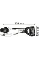 BOSCH ΓΩΝΙΑΚΟΣ ΤΡΟΧΟΣ ΜΠΑΤΑΡΙΑΣ GWX 18V-10 SC 125 MM PROFESSIONAL 06017B0401