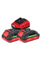 KUMATSUGEN ΜΠΑΤΑΡΙΕΣ 2X2.0AH & ΦΟΡΤΙΣΤΗΣ 2Α KDC922 STARTER KIT 20VGENIUS 083610