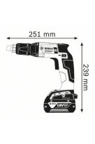 BOSCH ΚΑΤΣΑΒΙΔΙ ΓΥΨΟΣΑΝΙΔΩΝ ΜΠΑΤΑΡΙΑΣ GSR 18 V-EC TE PROFESSIONAL (SOLO) 06019C8004