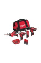 MILWAUKEE ΣΕΤ ΕΡΓΑΛΕΙΩΝ POWERPACK UTILITY M12™ BPP4A-202B 4933441240