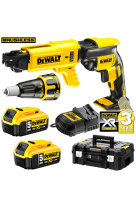 DEWALT ΚΑΤΣΑΒΙΔΙ ΓΥΨΟΣΑΝΙΔΑΣ ΑΥΤΟΤΡΟΦΟΔΟΤΟΥΜΕΝΟ 18V BRUSHLESS (2X5.0AH) DCF620P2K