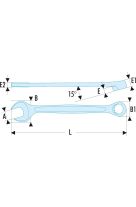 FACOM ΓΕΡΜΑΝΟΠΟΛΥΓΩΝΟ ΚΛΕΙΔΙ OGV ΜΕΤΡΙΚΟ 13MM 440.13