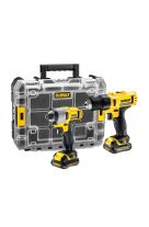 DEWALT ΣΕΤ ΔΡΑΠΑΝΟΚΑΤΣΑΒΙΔΟ & ΠΑΛΜΙΚΟ ΚΑΤΣΑΒΙΔΙ 10.8V ΜΕ 2 ΜΠΑΤΑΡΙΕΣ 2AH ΚΑΙ ΘΗΚΗ DCK211D2T-QW