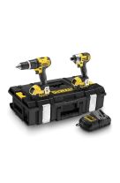 DEWALT ΣΕΤ ΔΡΑΠΑΝΟΚΑΤΣΑΒΙΔΟ & ΠΑΛΜΙΚΟ ΚΑΤΣΑΒΙΔΙ 18V ΜΕ 2 ΜΠΑΤΑΡΙΕΣ 4AH ΚΑΙ ΘΗΚΗ DCK285M2-QW