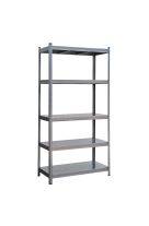 UNIMAC ΡΑΦΙΕΡΑ ΜΕΤΑΛΛΙΚΗ 120x50x200 ΓΚΡΙ 260kg 5 ΡΑΦΙΑ 610422