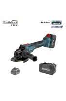 BORMANN ΓΩΝΙΑΚΟΣ ΤΡΟΧΟΣ ΜΠΑΤΑΡΙΑΣ ∅125MM 20V (1X3.0AH) BCD2635 BRUSHLESS 053422