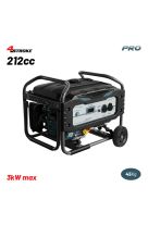 BORMANN PRO BGB3710 ΓΕΝΝΗΤΡΙΑ ΒΕΝΖΙΝΗΣ ΣΥΝΕΧ. ΑΠΟΔΟΣΗ 2800W, 212cc,AVR, ΤΡΟΧΟΙ 086208