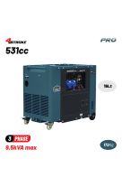  BORMANN PRO BGB9773 ΓΕΝΝΗΤΡΙΑ ΠΕΤΡΕΛΑΙΟΥ ΤΡΙΦΑΣΙΚΗ, ΑΠΟΔΟΣΗ 7000W,531CC ΜΕ ΜΙΖΑ & ΤΡΟΧΟΥΣ 086048