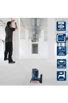 BOSCH ΛΕΙΖΕΡ ΓΡΑΜΜΩΝ ΜΕ ΒΑΣΗ ΣΤΗΡΙΞΗΣ RM2 ΣΕ L-BOXX (1X2.0AH) GCL 2-50C PROFESSIONAL 0601066G03