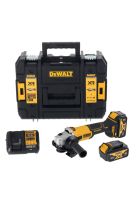 DEWALT ΓΩΝΙΑΚΟΣ ΤΡΟΧΟΣ 125MM 18V XR BRUSHLESS (2X4AH) DCG407M2T-QW