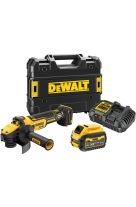 DEWALT ΓΩΝΙΑΚΟΣ ΤΡΟΧΟΣ 125mm 18V XR ΡΥΘΜΙΖΟΜΕΝΗΣ ΤΑΧΥΤΗΤΑΣ DCG409VST1-QW