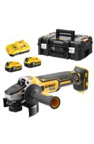 DEWALT ΓΩΝΙΑΚΟΣ ΤΡΟΧΟΣ 18V XR BRUSHLESS DCG405P2-QW 125mm 