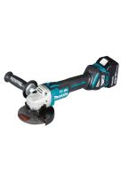 MAKITA ΓΩΝΙΑΚΟΣ ΤΡΟΧΟΣ ΡΥΘΜ. 18V 125/115 MM BL - AWS - ΦΡΕΝΟ DGA514RTJU