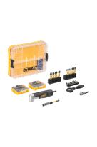 DEWALT ΣΕΤ ΚΑΣΕΤΙΝΑ ΜΕ ΜΥΤΕΣ & ΓΩΝΙΑΚΟ ΑΝΤΑΠΤΟΡΑ 80ΤΕΜ DT70775-QZ