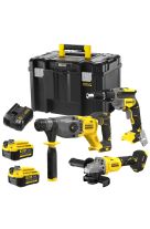 STANLEY ΓΩΝΙΑΚΟΣ ΤΡΟΧΟΣ, ΚΑΤΣΑΒΙΔΙ ΓΥΨΩΣΑΝΙΔΑΣ, SDS+ ΠΕΡΙΣΤΡΟΦΙΚΟ ΠΙΣΤΟΛΕΤΟ (2X4AH) SFMCK367M2T-QW