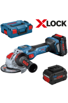 BOSCH  ΓΩΝΙΑΚΟΣ ΤΡΟΧΟΣ ΜΠΑΤΑΡΙΑΣ GWX 18V-15 SC PROFESSIONAL 06019H6501