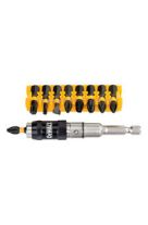 DEWALT ΣΕΤ ΚΡΟΥΣΤΙΚΩΝ ΜΥΤΩΝ 10ΤΕΜ ΜΕ ΠΕΡΙΣΤΡΕΦΟΜΕΝΟ ΑΝΤΑΠΤΟΡΑ DT70518T-QZ