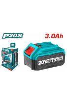 TOTAL ΜΠΑΤΑΡΙΑ Li-ion 20V / 3Ah TFBLI2030