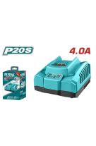TOTAL ΕΠΑΓΓ. ΤΑΧΥΦΟΡΤΙΣΤΗΣ ΓΙΑ ΜΠΑΤΑΡΙΕΣ Li-ion 20V / 2Ah / 4Ah / 5Ah / 6Ah / 7.5Ah TFCLI20411