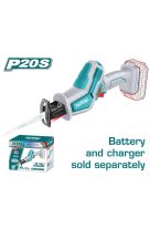 TOTAL ΜΙΝΙ ΣΠΑΘΟΣΕΓΑ ΜΠΑΤ. Li-ion 20V ΧΩΡΙΣ ΜΠΑΤΑΡΙΑ & ΦΟΡΤΙΣΤΗ TRSLI6506