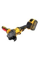 DEWALT ΤΡΟΧΟΣ ΜΕ ΔΙΑΚΟΠΤΗ ΠΛΕΥΡΙΚΗΣ ΛΑΒΗΣ 54V XR 125mm FLEXVOLT (1x9Ah) DCG418SHDX2-QW