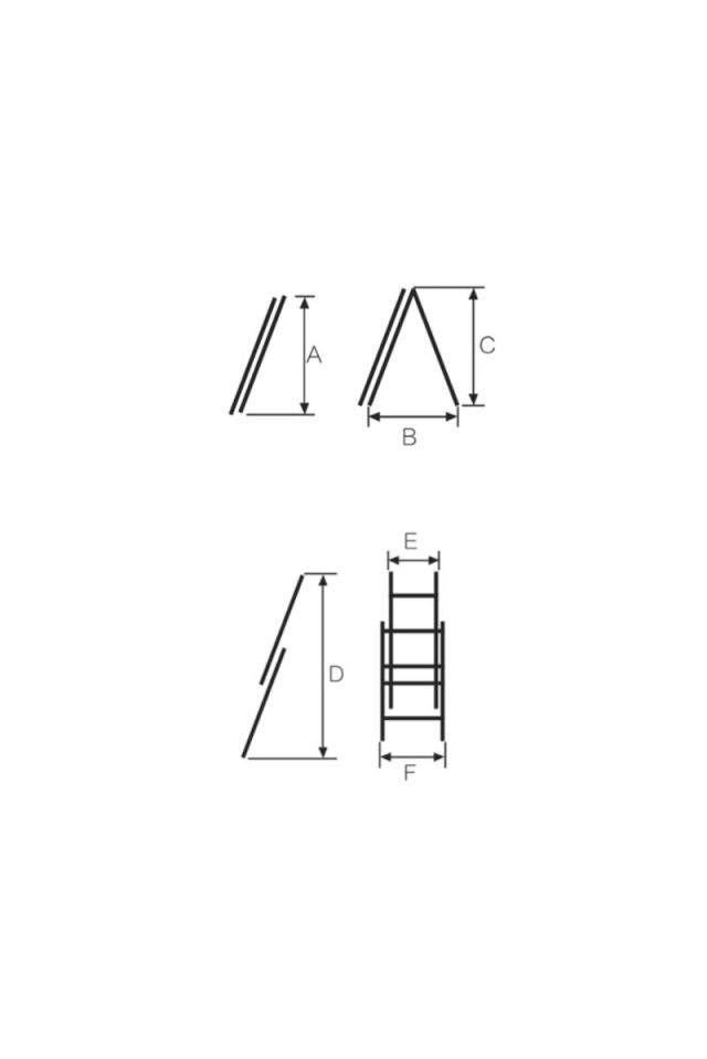 BORMANN PRO BHL5130 ΣΚΑΛΑ ΔΙΠΛΗ 2X9 4M 029694