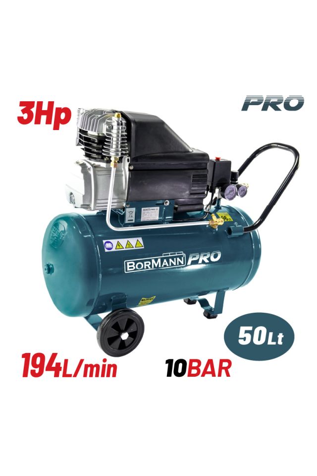  BORMANN PRO ΑΕΡΟΣΥΜΠΙΕΣΤΗΣ ΜΟΝΟΜΠΛΟΚ 2.5HP/50L BAT5030 030805 