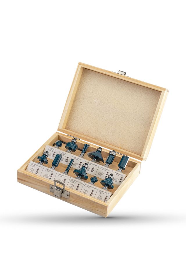 BORMANN PRO BHT1615 ΣΕΤ ΦΡΕΖΕΣ ΡΟΥΤΕΡ 12ΤΕΜ,6MM 054672