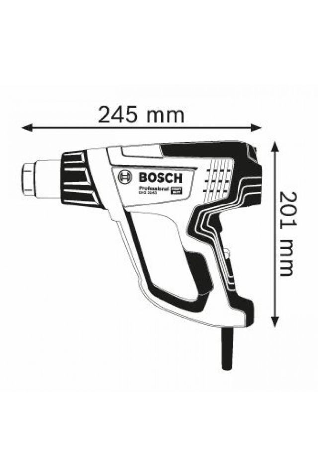 BOSCH ΠΙΣΤΟΛΙ ΘΕΡΜΟΥ ΑΕΡΑ GHG 20-63 PROFESSIONAL 06012A6200