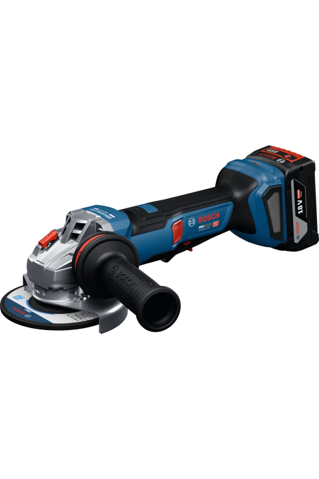 BOSCH GWS18V-11PS ΓΩΝΙΑΚΟΣ ΤΡΟΧΟΣ ΜΠΑΤΑΡΙΑΣ 18V Li-Ion (ΜΟΝΟ ΣΩΜΑ) 125mm ΣΕ L-BOXX 06019N4301