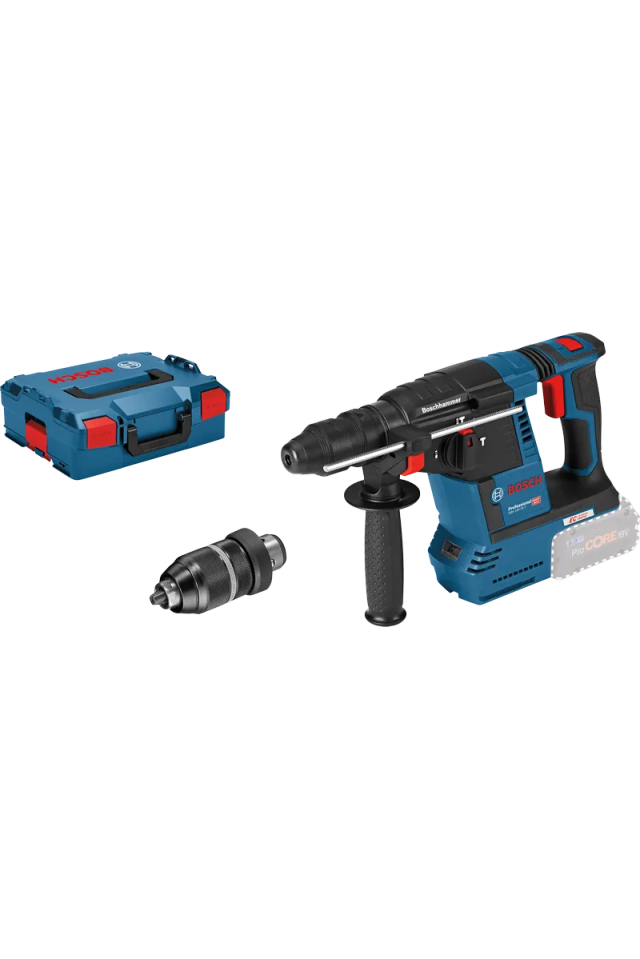 BOSCH ΠΕΡΙΣΤΡΟΦΙΚΟ ΠΙΣΤΟΛΕΤΟ ΜΠΑΤΑΡΙΑΣ GBH 18V-26F PROFESSIONAL (ΜΟΝΟ ΣΩΜΑ) 0611910001