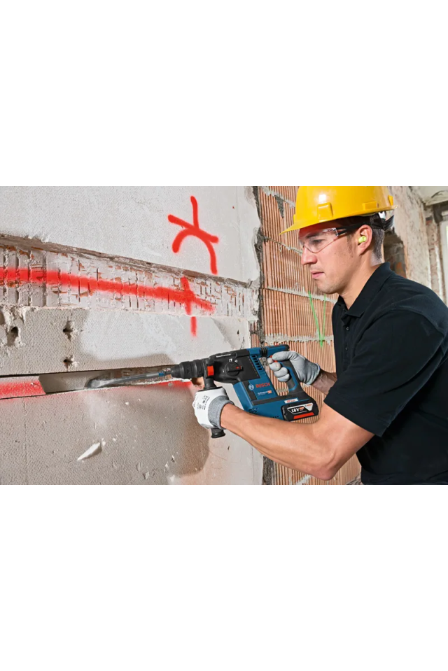 BOSCH ΠΕΡΙΣΤΡΟΦΙΚΟ ΠΙΣΤΟΛΕΤΟ ΜΠΑΤΑΡΙΑΣ GBH 18V-26F PROFESSIONAL (ΜΟΝΟ ΣΩΜΑ) 0611910001