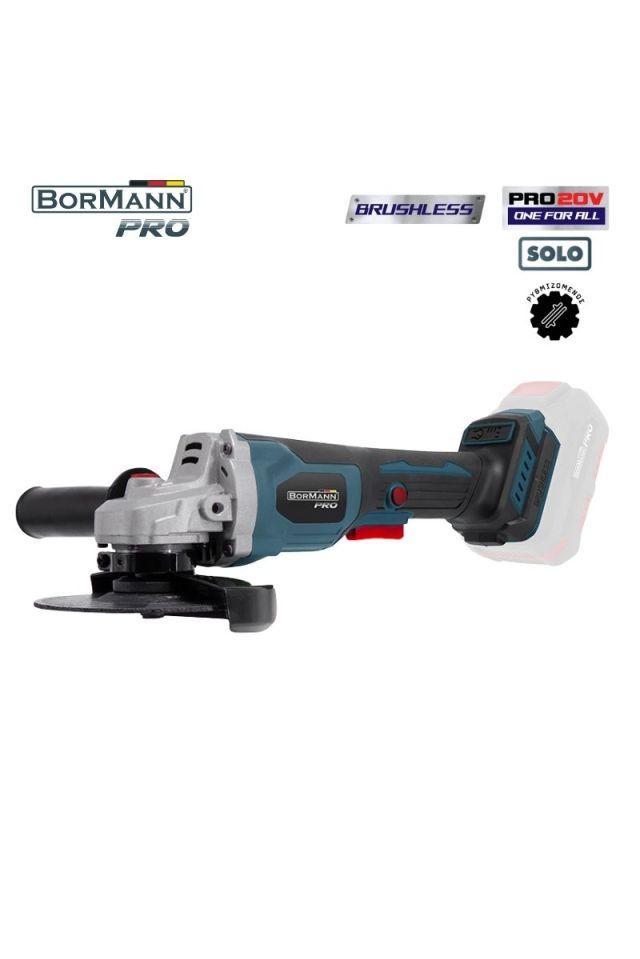 BORMANN PRO ΓΩΝΙΑΚΟΣ ΤΡΟΧΟΣ BRUSHLESS ΡΥΘΜΙΖΟΜΕΝΟΣ 20V SOLO BBP3650 081449