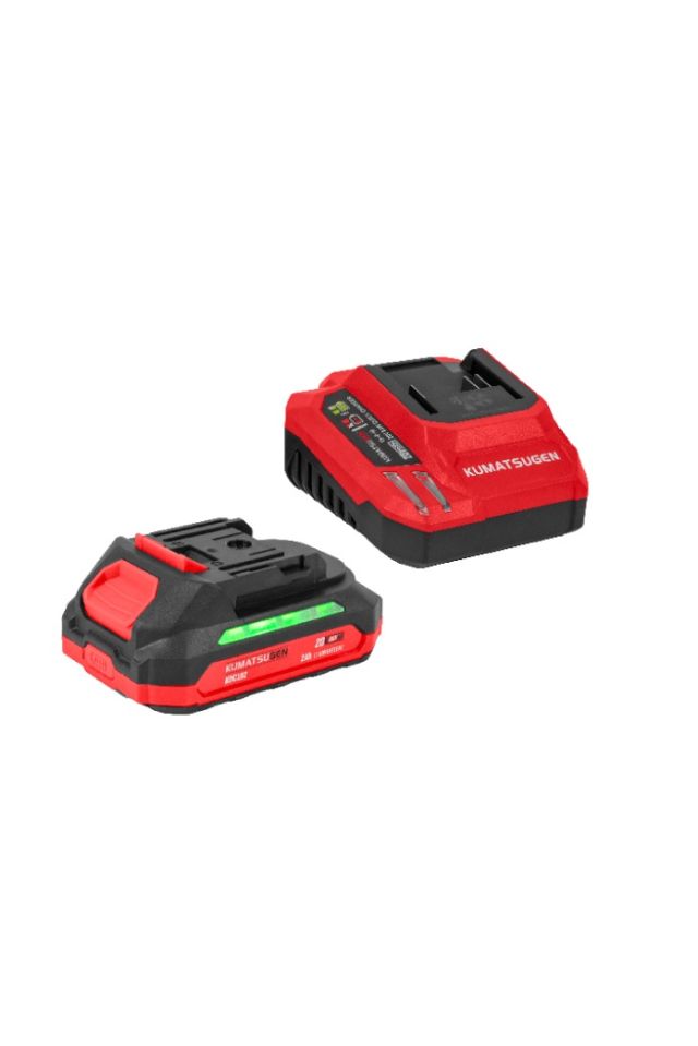 KUMATSUGEN STARTER KIT 20VGENIUS, ΜΠΑΤΑΡΙΑ 2.0AH & ΦΟΡΤΙΣΤΗΣ 4A KDC982 087014