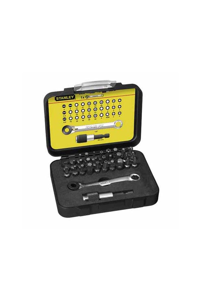 STANLEY ΣΕΤ ΜΕ ΜΥΤΕΣ 1/4΄΄(25ΧΙΛ.) 32 ΤΕΜ 1-13-905