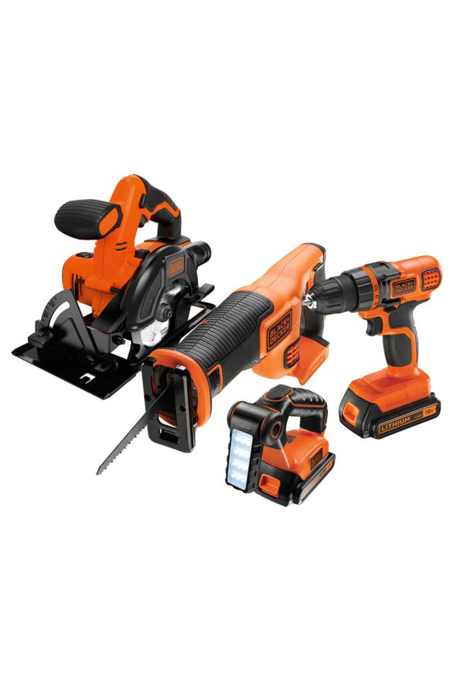 BLACK AND DECKER SET ΕΡΓΑΛΕΙΩΝ ΔΡΑΠΑΝΟ ΠΑΛΙΝΔΡΟΜΙΚΟ ΠΡΙΟΝΙ ΚΑΙ ΦΑΚΟΣ BDC4KITB