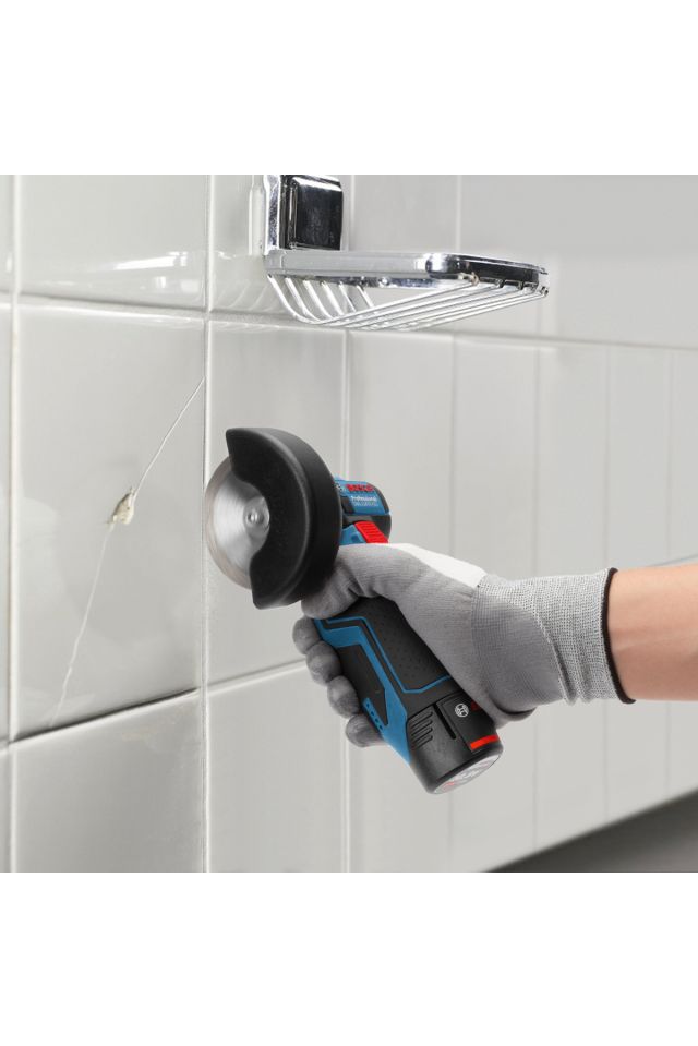 BOSCH ΓΩΝΙΑΚΟΣ ΛΕΙΑΝΤΗΡΑΣ ΜΠΑΤΑΡΙΑΣ GWS 12V-76-EC ΣΕ L-BOXX ( SOLO ) 06019F2003