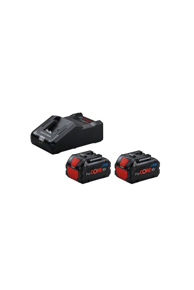 BOSCH ΣΕΤ ΦΟΡΤΙΣΤΗΣ GAL 18V-160C ΚΑΙ 2 ΜΠΑΤΑΡΙΕΣ PROCORE 18V 8.0Ah 1600A02T5P